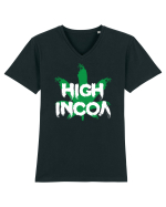 High incoa Tricou mânecă scurtă guler V Bărbat Presenter