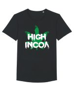 High incoa Tricou mânecă scurtă guler larg Bărbat Skater