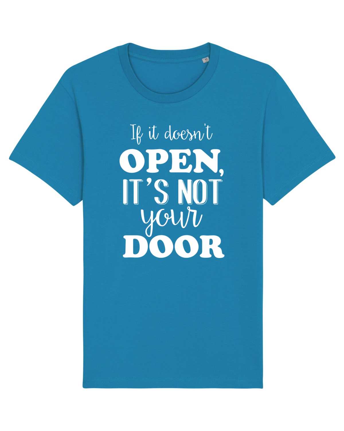 Tricou mânecă scurtă Unisex Rocker Azur