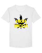 High incoa Tricou mânecă scurtă guler larg Bărbat Skater