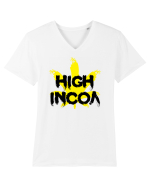High incoa Tricou mânecă scurtă guler V Bărbat Presenter
