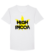 High incoa Tricou mânecă scurtă guler larg Bărbat Skater