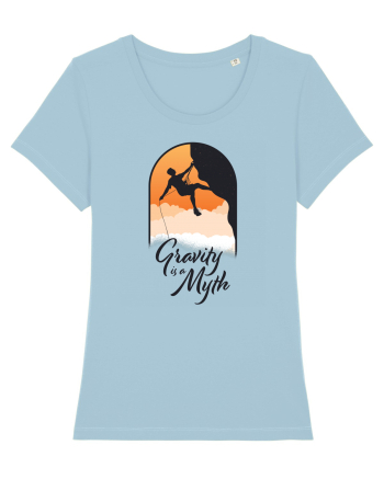Gravity is a Myth Sky Blue