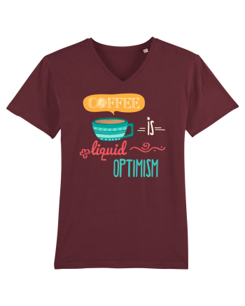 Cafea optimistă Burgundy