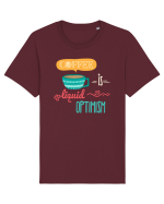 Cafea optimistă Tricou mânecă scurtă Unisex Rocker