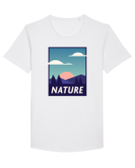 Nature Tricou mânecă scurtă guler larg Bărbat Skater