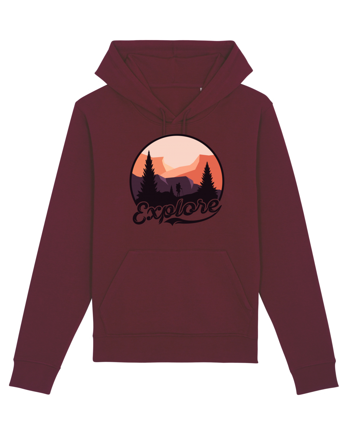 Hanorac Unisex Drummer Burgundy