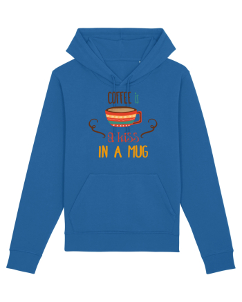 Cafeaua e un sărut într-o ceașcă Royal Blue