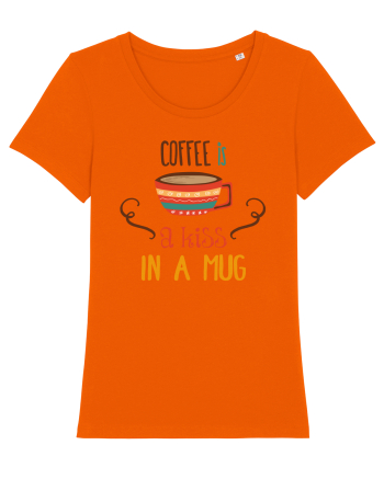 Cafeaua e un sărut într-o ceașcă Bright Orange