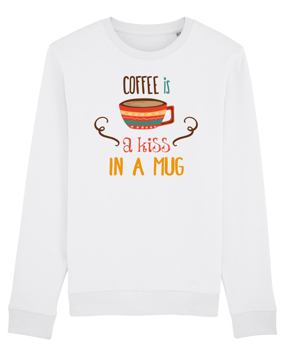 Bluză mânecă lungă Unisex Rise White