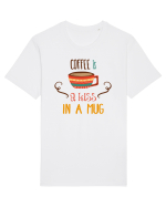 Cafeaua e un sărut într-o ceașcă Tricou mânecă scurtă Unisex Rocker