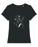 You are a work of Art Tricou mânecă scurtă guler larg fitted Damă Expresser