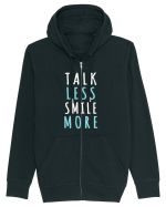 Talk Less Smile More Hanorac cu fermoar Unisex Connector