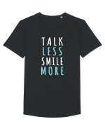Talk Less Smile More Tricou mânecă scurtă guler larg Bărbat Skater
