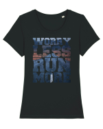 Run more Tricou mânecă scurtă guler larg fitted Damă Expresser