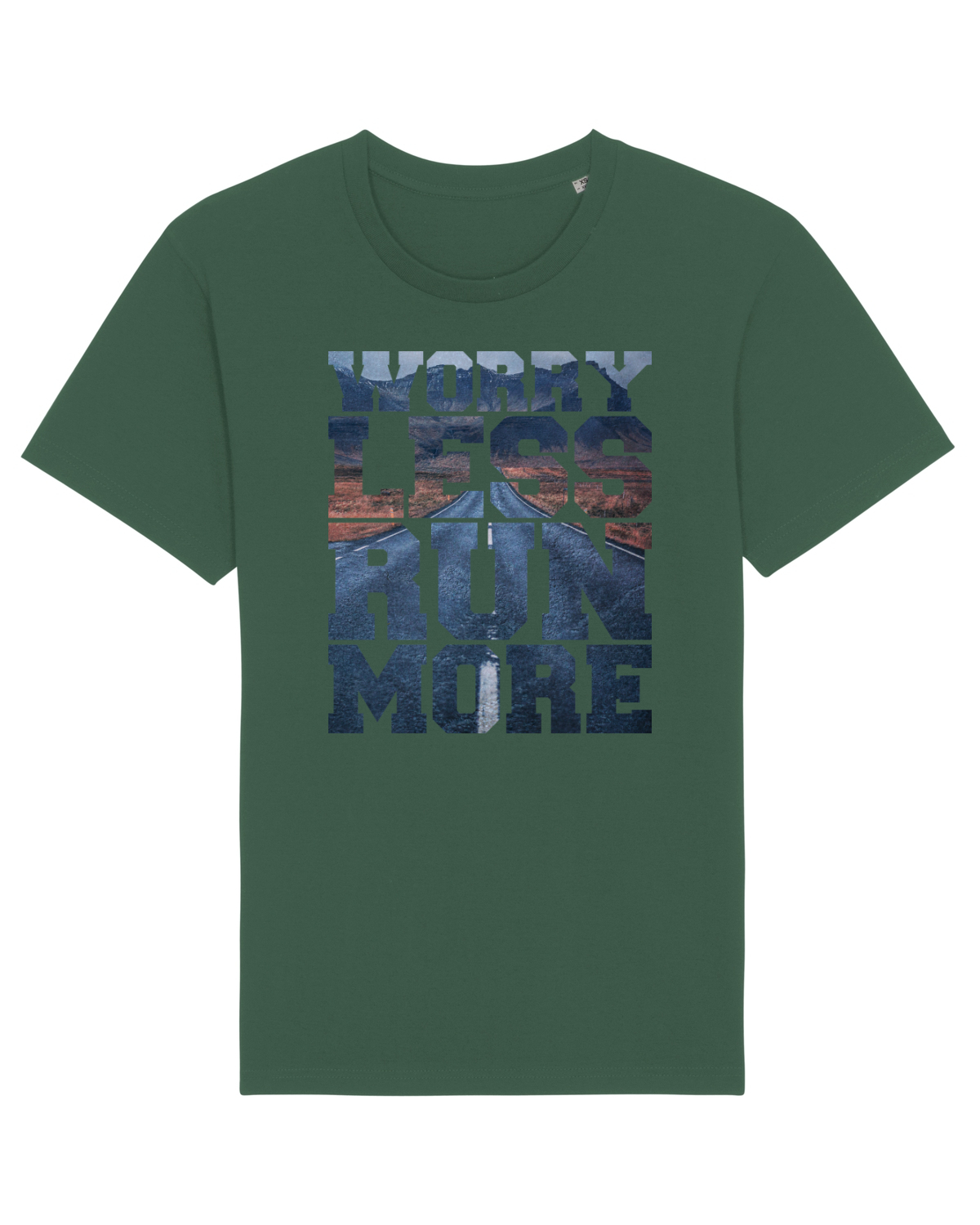 Tricou mânecă scurtă Unisex Rocker Bottle Green