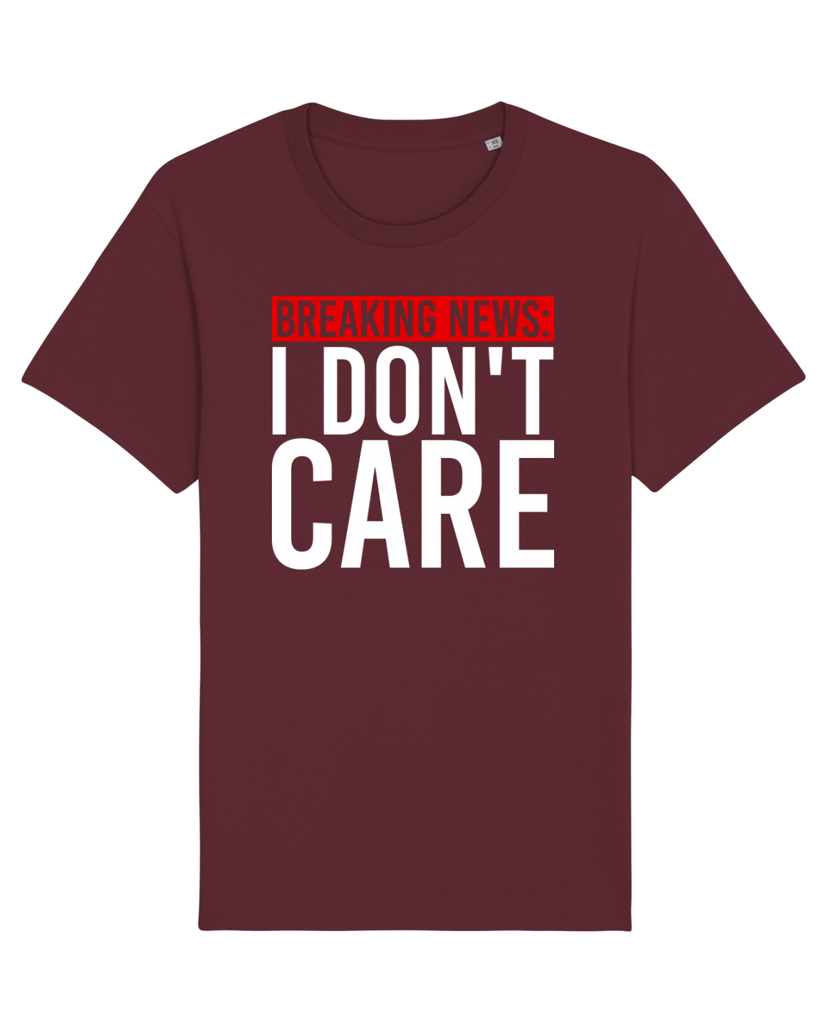 Tricou mânecă scurtă Unisex Rocker Burgundy