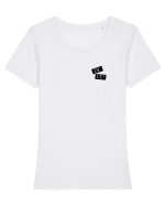 DE CE Tricou mânecă scurtă guler larg fitted Damă Expresser