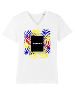 Romania Tricou mânecă scurtă guler V Bărbat Presenter