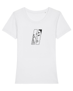 split Tricou mânecă scurtă guler larg fitted Damă Expresser