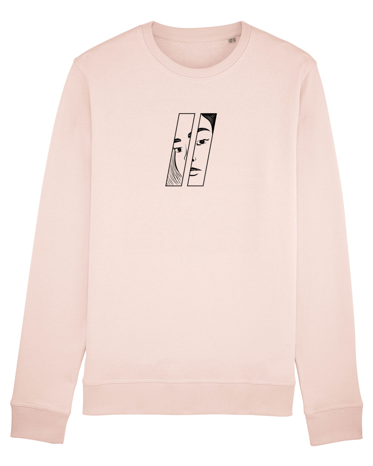 Bluză mânecă lungă Unisex Rise Candy Pink