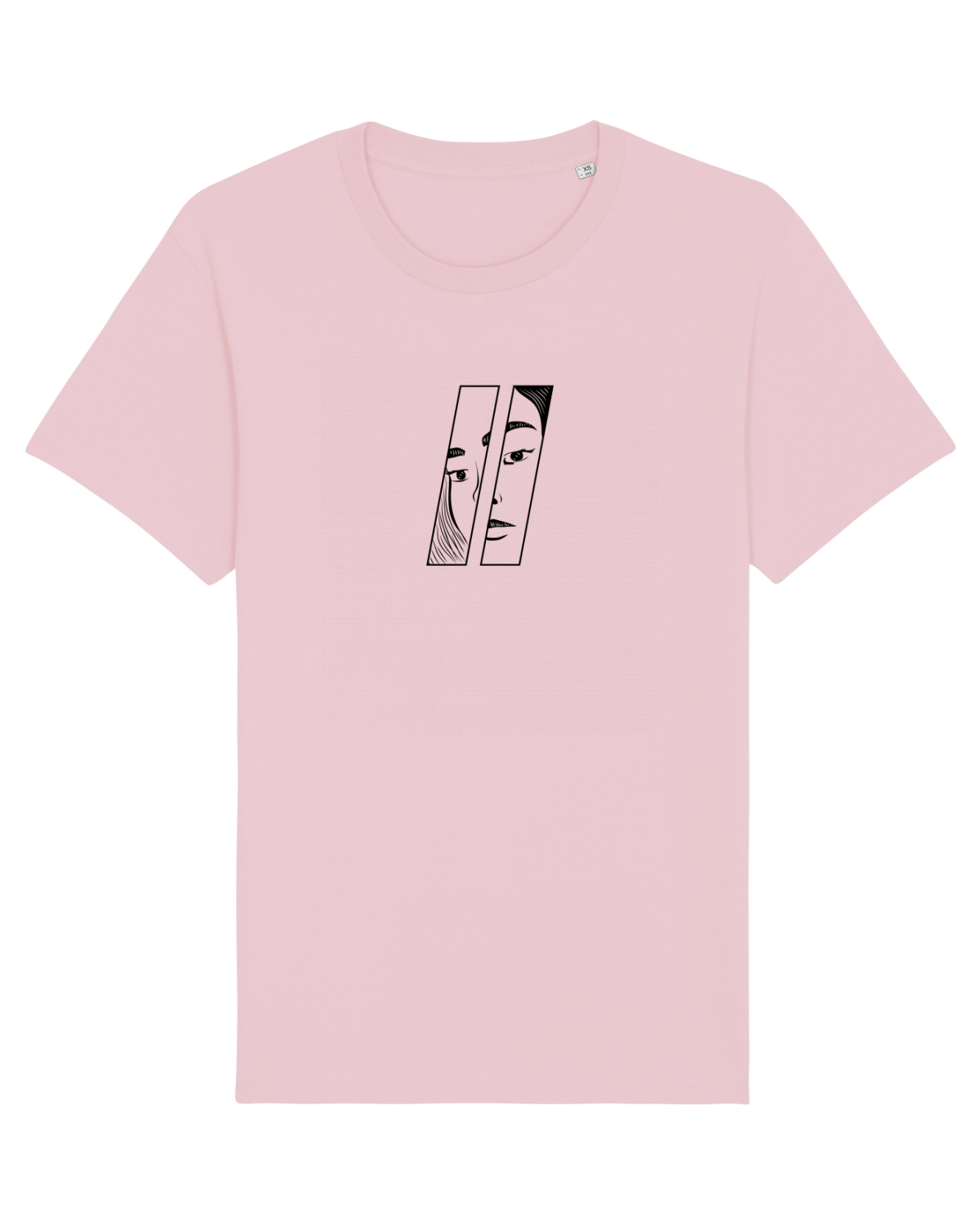 Tricou mânecă scurtă Unisex Rocker Cotton Pink