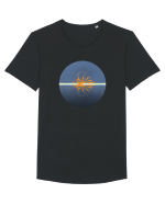 Vulpe in zapada Tricou mânecă scurtă guler larg Bărbat Skater