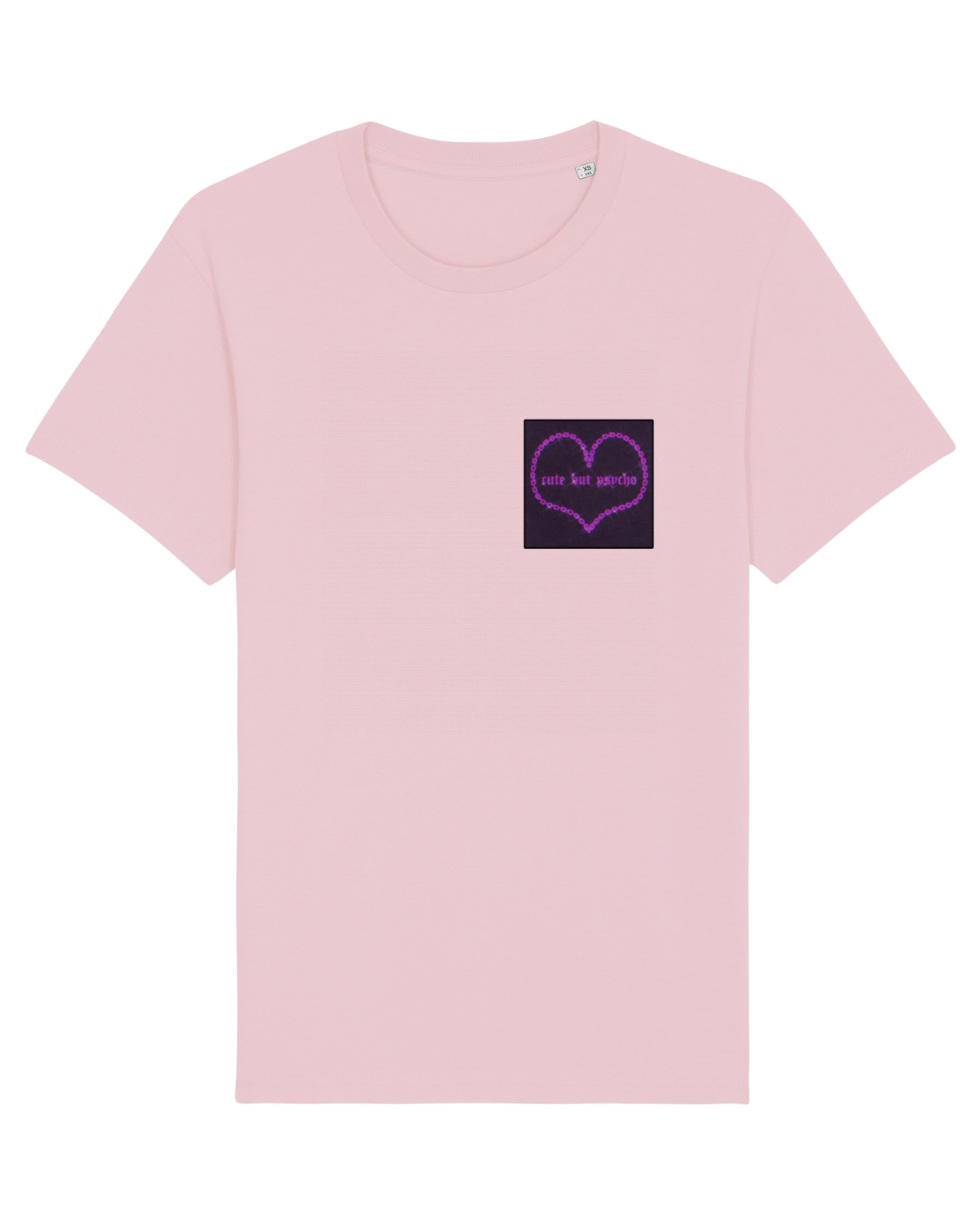 Tricou mânecă scurtă Unisex Rocker Cotton Pink