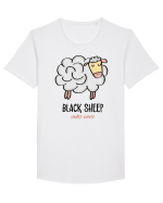 Oaie negră  sub acoperire Tricou mânecă scurtă guler larg Bărbat Skater