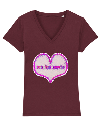 Cute But Psycho Burgundy