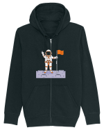 Moon Lander Hanorac cu fermoar Unisex Connector