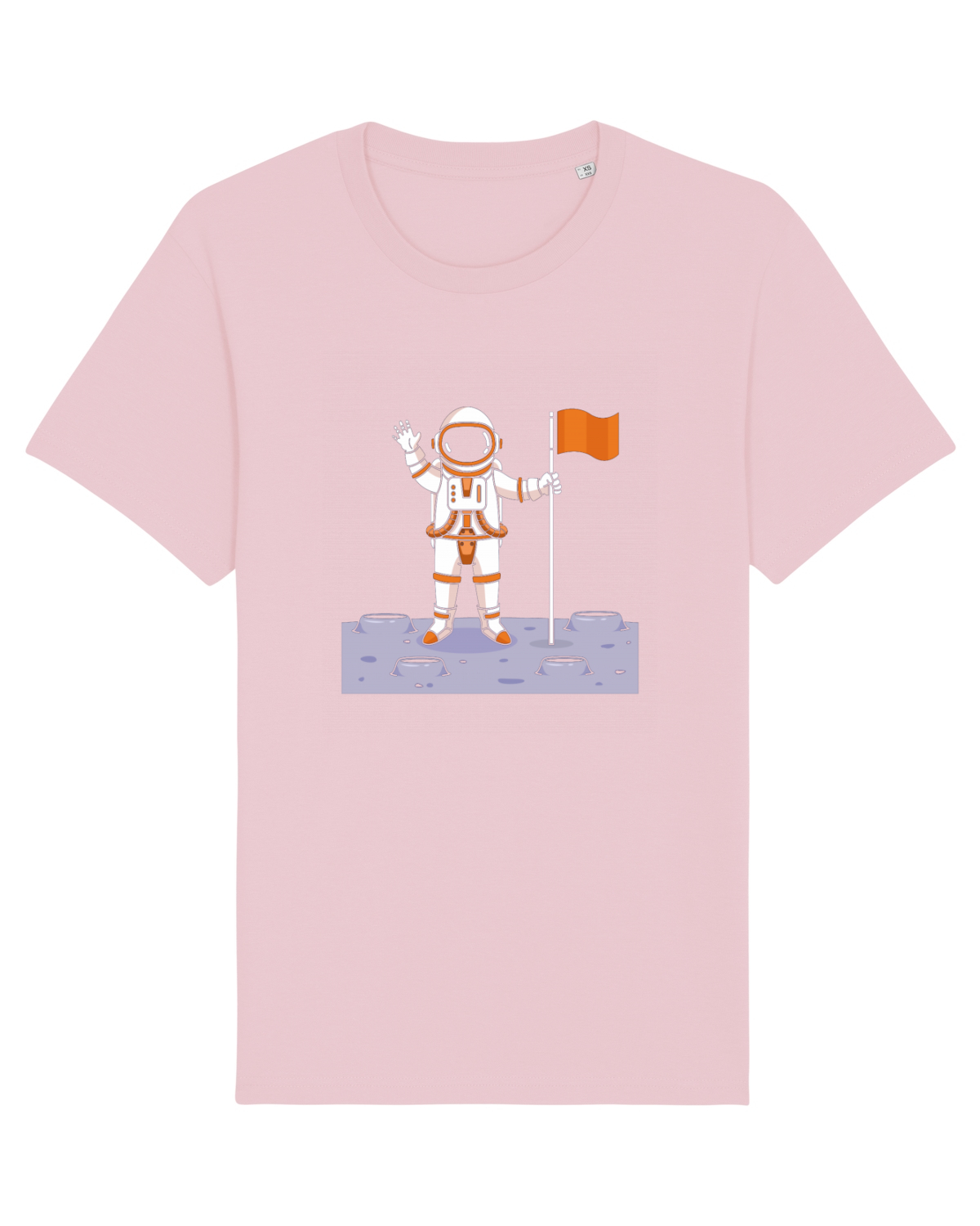 Tricou mânecă scurtă Unisex Rocker Cotton Pink