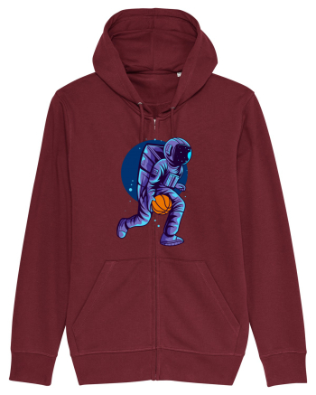 Astronaut can dunk Burgundy