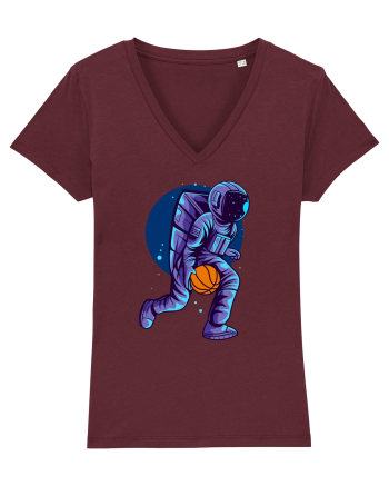 Astronaut can dunk Burgundy