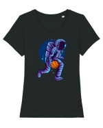Astronaut can dunk Tricou mânecă scurtă guler larg fitted Damă Expresser