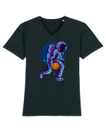 Astronaut can dunk Tricou mânecă scurtă guler V Bărbat Presenter