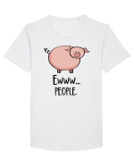 Asocial Tricou mânecă scurtă guler larg Bărbat Skater