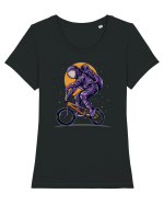 Astro Biker Tricou mânecă scurtă guler larg fitted Damă Expresser