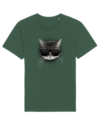 Gangsta cat Bottle Green