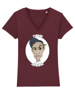 2 cool 4 school Tricou mânecă scurtă guler V Damă Evoker