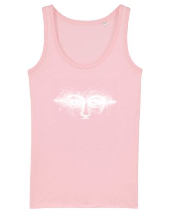 Privirea alb Cotton Pink