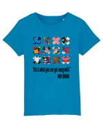 Andy Warhol art on black Tricou mânecă scurtă  Copii Mini Creator