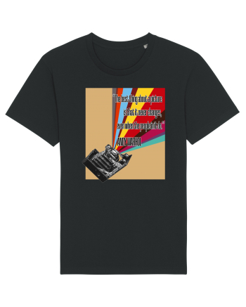 Andy Warhol quote Black