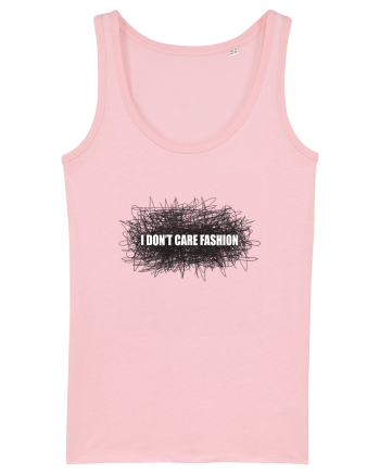 I don't care fashion Cotton Pink