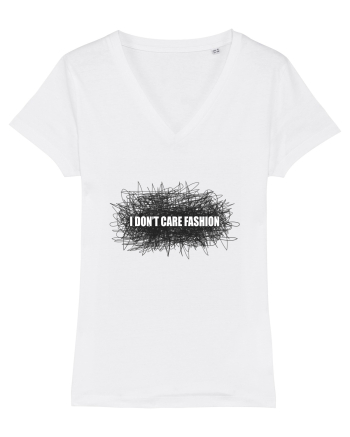 I don't care fashion White