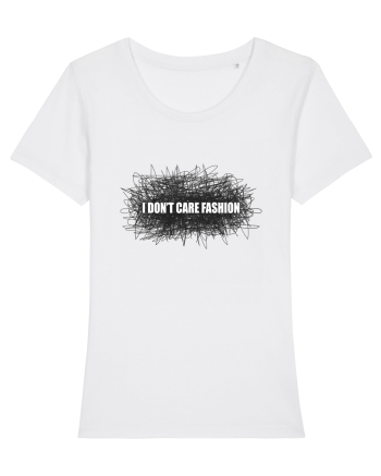 I don't care fashion White