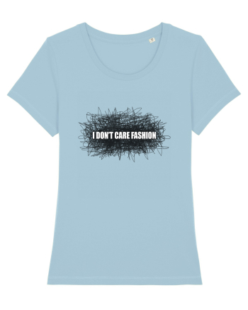 I don't care fashion Sky Blue