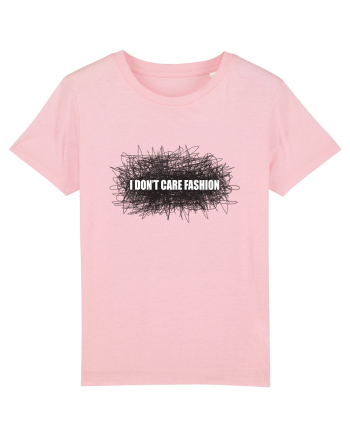 I don't care fashion Cotton Pink