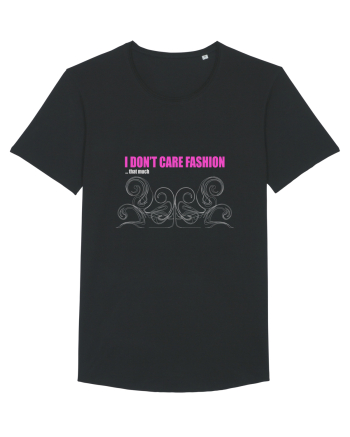 I don't care fashion...that much on white Black