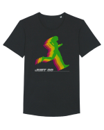Just go Tricou mânecă scurtă guler larg Bărbat Skater